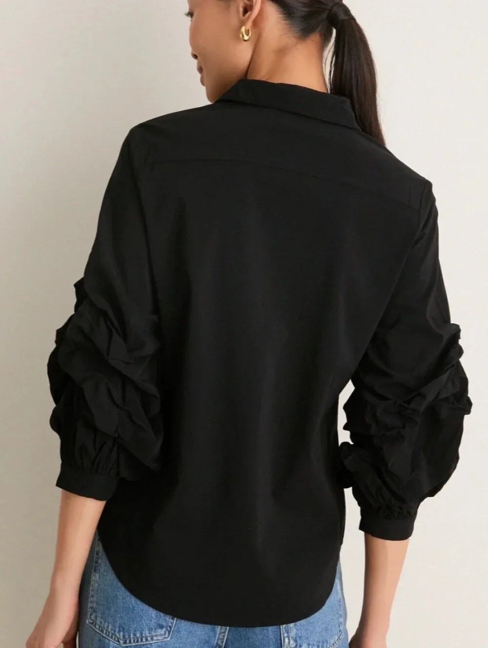 Tuckernuck Pomander Place Alessia Top Black SzM